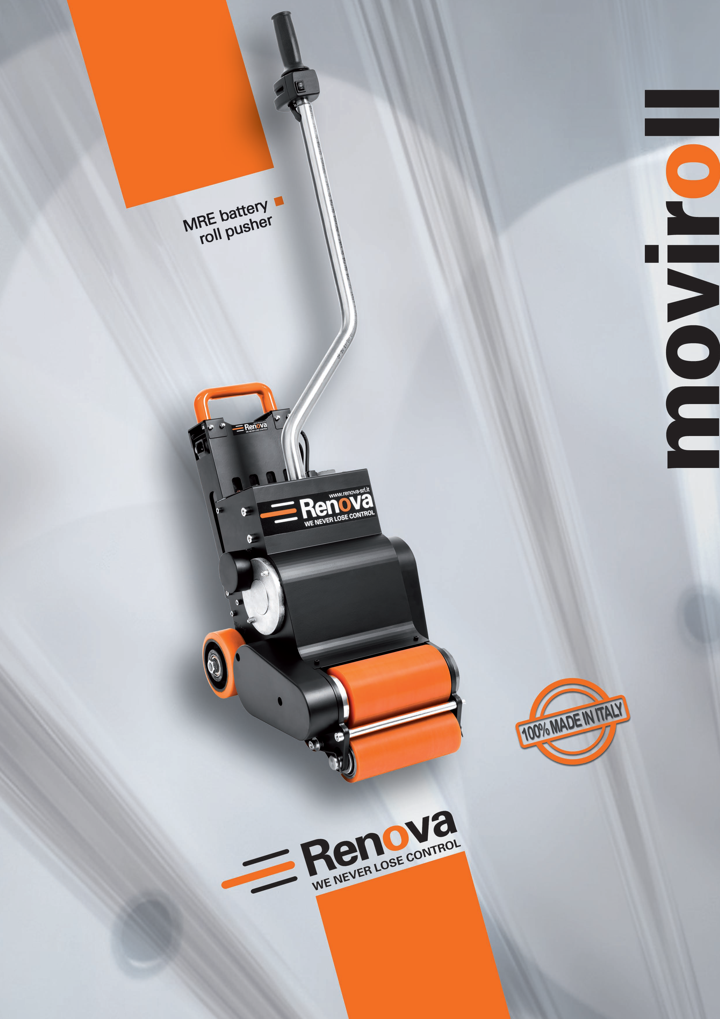 Read more about roll moving equipment in the battery roll pusher brochure